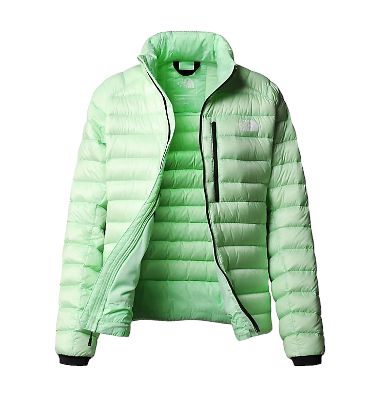 Pre-owned The North Face Women's  Patina Green Summit Breithorn 800 Down Jacket $350