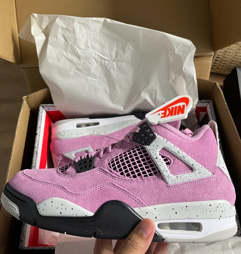 Pre-owned Jordan Nike Air  4 Retro "orchid"  Ⅳ Aj4 Women's Aq9129-501 In Multicolor