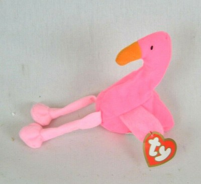 Ty Teenie Beanie Baby Pinky The Flamingo 2 Brand New Fast 1st Class Shipping Toys Hobbies Ty