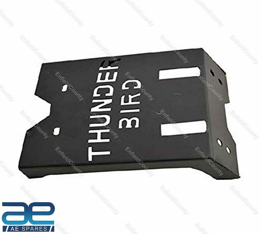 Engine Guard Skid Plate Steel Black Fits Royal Enfield Thunderbird 350 500cc