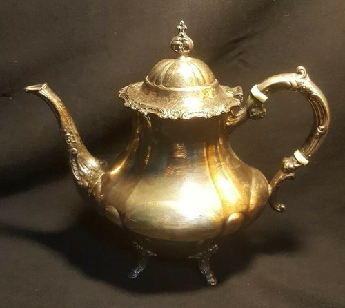 Georgian Rose by Reed and Barton Sterling Silver Tea Set 5pc #670