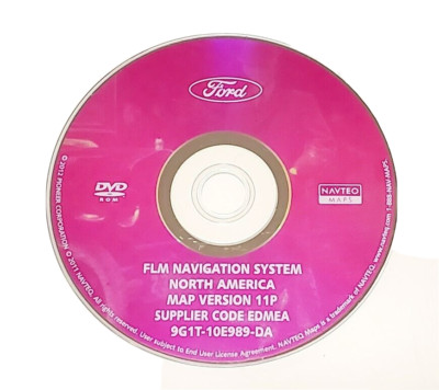 2007 2008 FORD EXPLORER F-150 F-250 F-350 F-450 NAVIGATION GPS MAP DISC DVD 11P