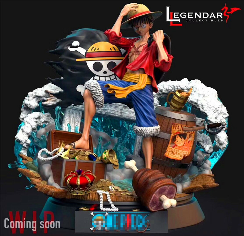One Piece Monkey D Luffy Statue Resin Figurine Model Gk Legendary Collectibles Ebay