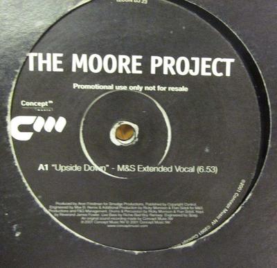 The Moore Project(12''Vinyl)Upside Down (M&S Remixes)-UK-12CONDJ 23-Concept Music