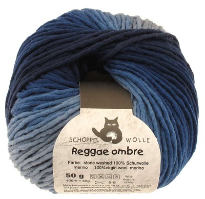 159  / KG) Schoppel Wool 50g Reggae Ombre Gorgeous Soft RC 1535 Stone-Washed L