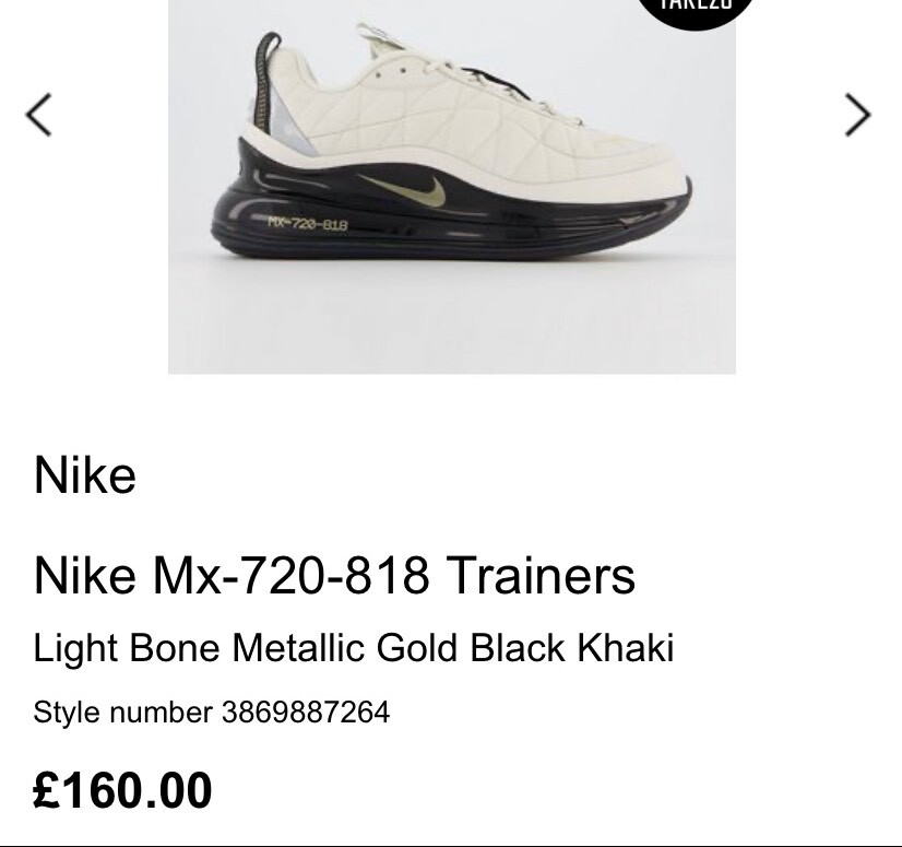 Buy Cheap Nike Air Max 720 818 Running Shoes Fake Sale 2020