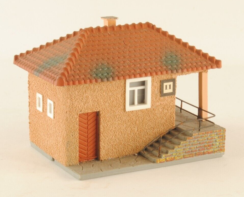 VOLLMER Casa con scala casetta modello per diorama ferroviario H0 1:87
