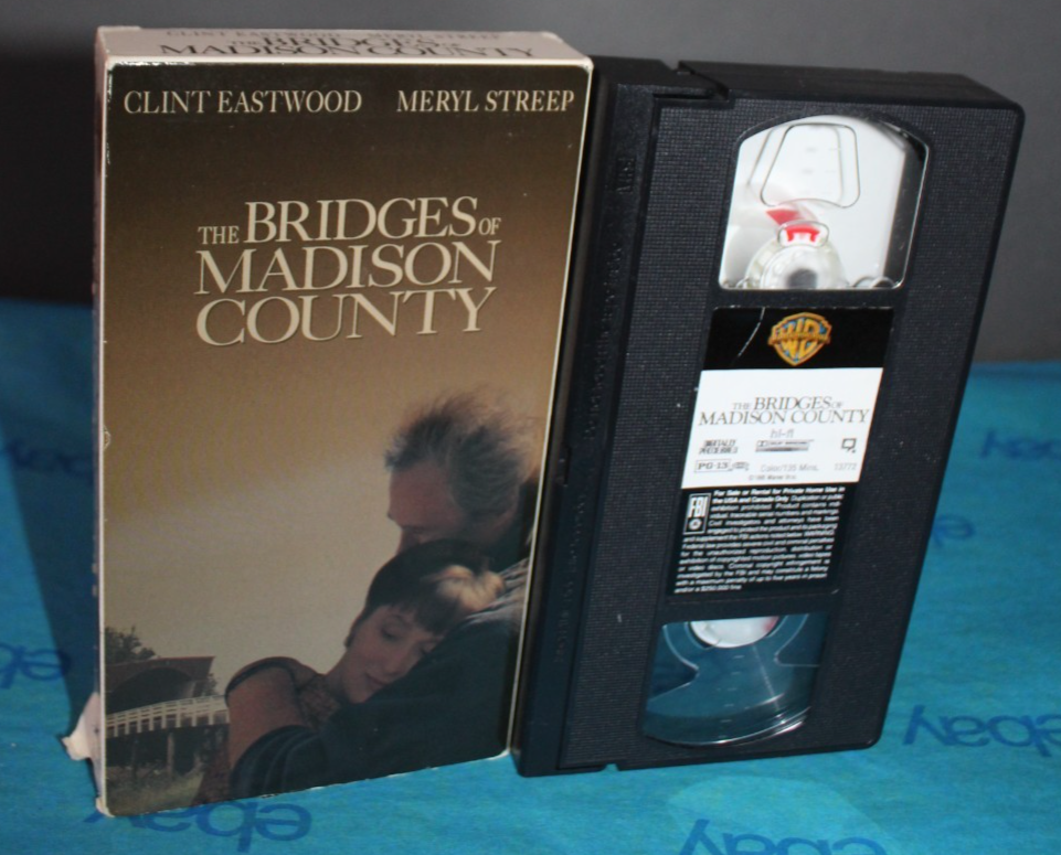 The Bridges Of Madison County VHS Movie Clint Eastwood Meryl Streep