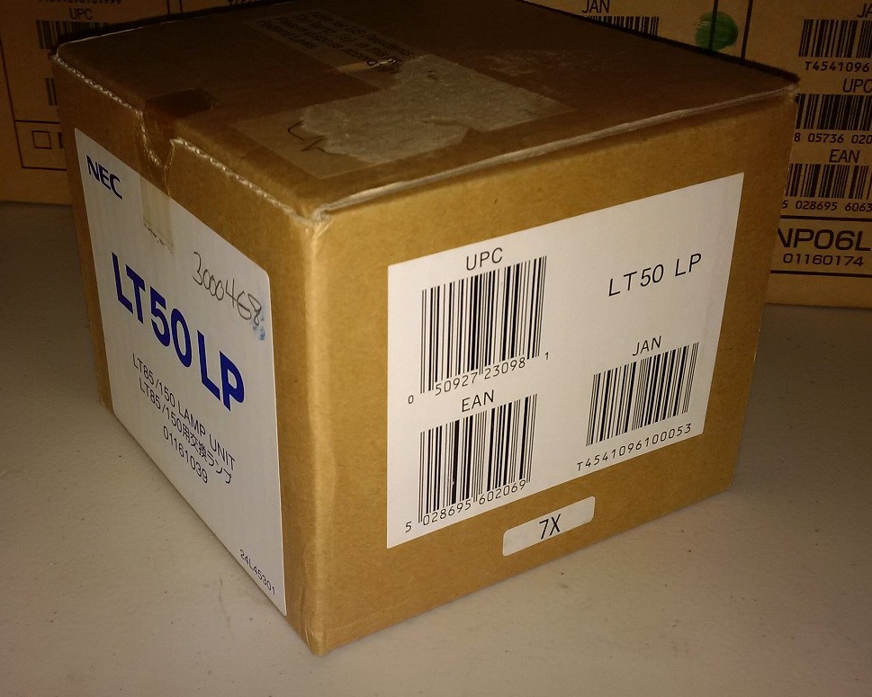NEW, ORIGINAL NEC LT50LP Projector Bulb – OEM Factory Lamp in Housing