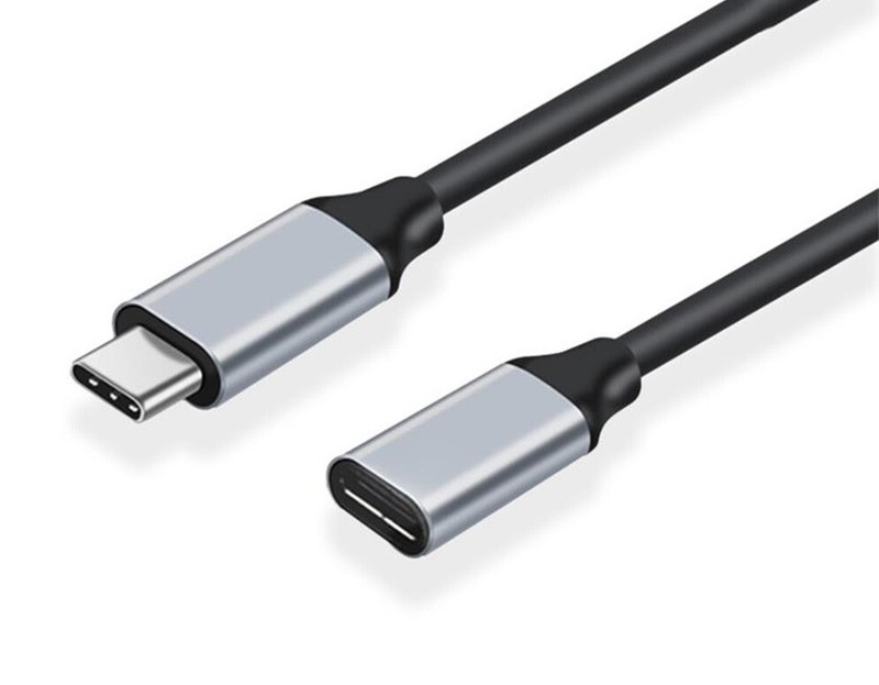 Usb-C VerlÃ¤Ngerung 10g 4k 5a 100w Kabel C-Stecker C-Buchse Type-C Kabel