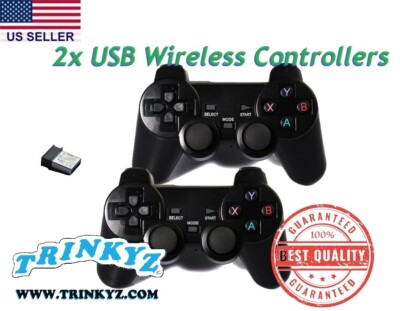 2x Wireless USB dongle mobile Android/PC/Raspberry PI/Gamestick Game Controllers