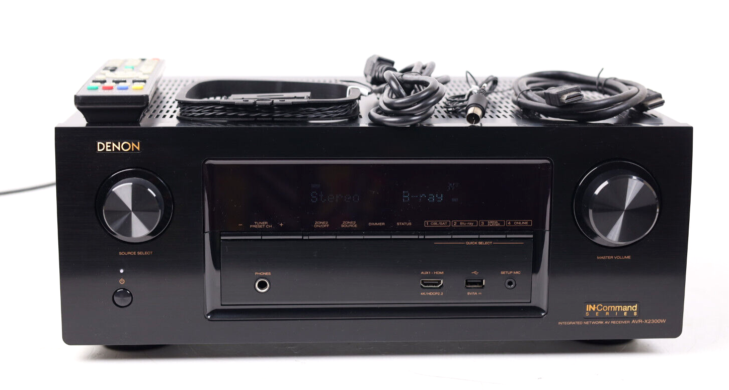 DENON AVR-X2300W AVアンプ 新品 Denon AVR-X2300W 7.2 Channel Integrated Network AV Receiver