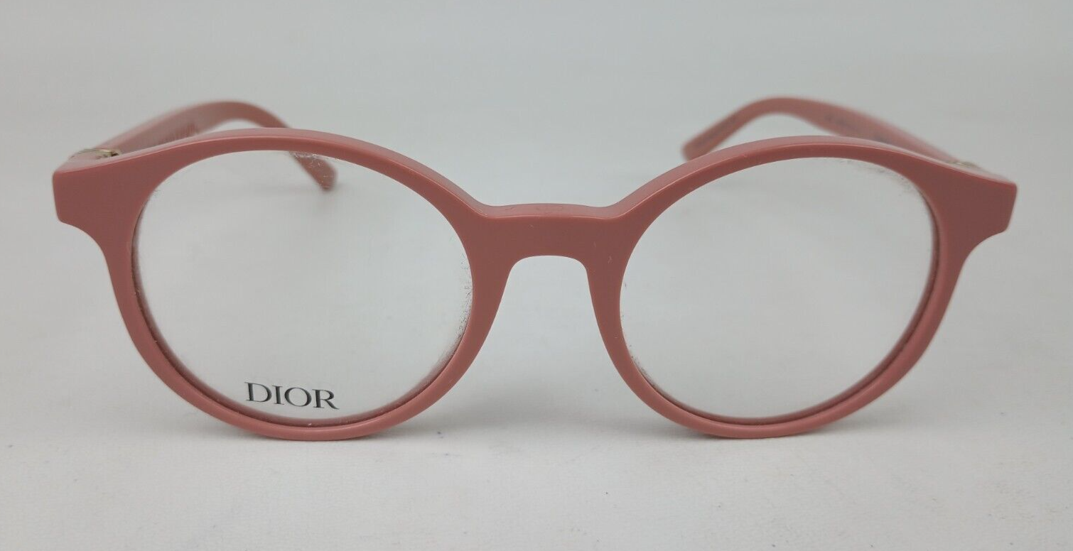 美品　Christian Dior　RUTHENIUM　33Y　オレンジレンズ Christian Dior Pink Women's 30MontaigneMiniO R21 Eye Glasses