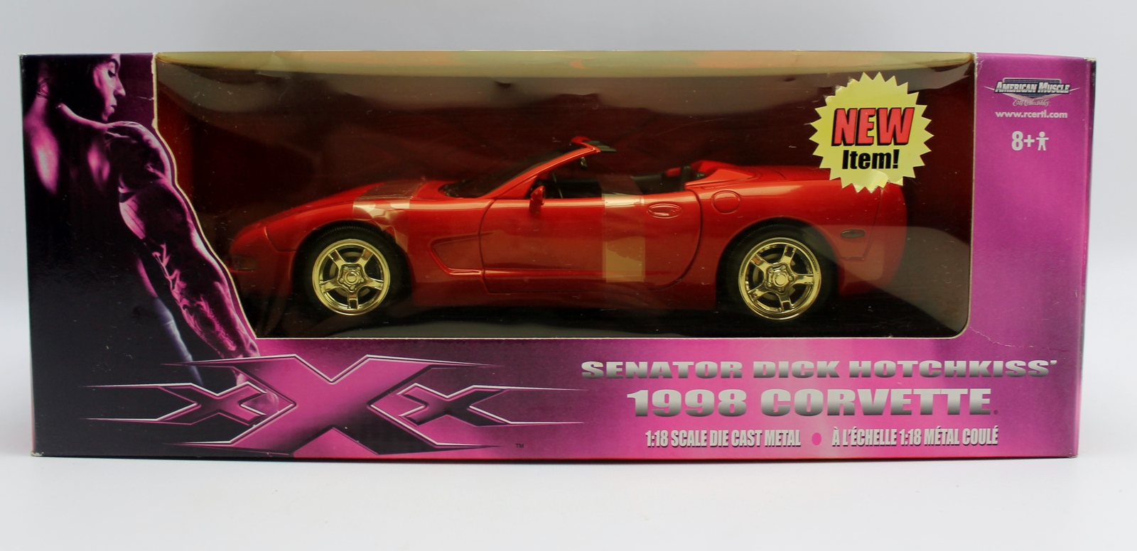 Diecast 1:18 American Muscle 1998 Corvette ERTL Senator Dick