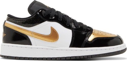 

[DR6970-071] Молодежные кроссовки Air Jordan Retro 1 Low SE (GS), Black/metallic gold-white