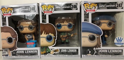 ファンコ Funko Pop! The Beatles ビートルズ 3体セット JOHN LENNON OF THE BEATLES FUNKO POP 3 PACK Rare Collection
