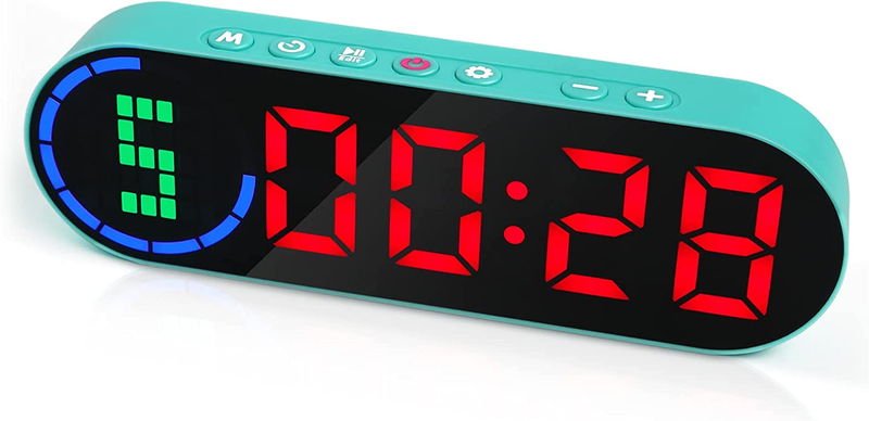 Portable Gym Timer Clock for Home Gym, Digital Workout Interval Timer