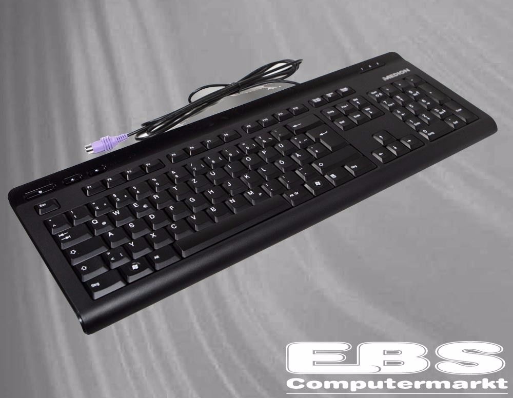 Medion Computer Keyboard UK kb0837 ps/2 brand new unused in East
