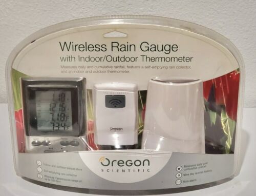 Wireless Rain Gauge w/ Thermometer Wireless Rain Gauge w/ Th