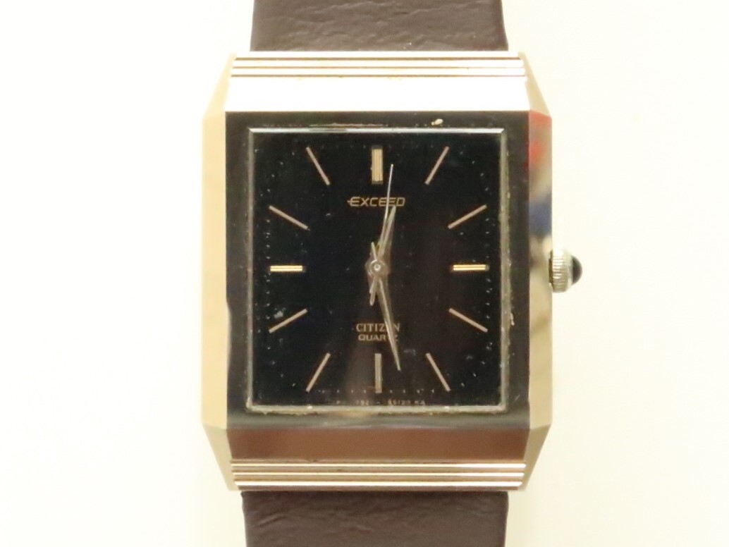 CITIZEN Exceed 4-795725 Mens Quartz Wrist Watch Japan