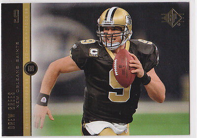 DREW BREES #9 New Orleans Saints Upper Deck SP ROOKIE FOOTBALL CARD. rookie card picture