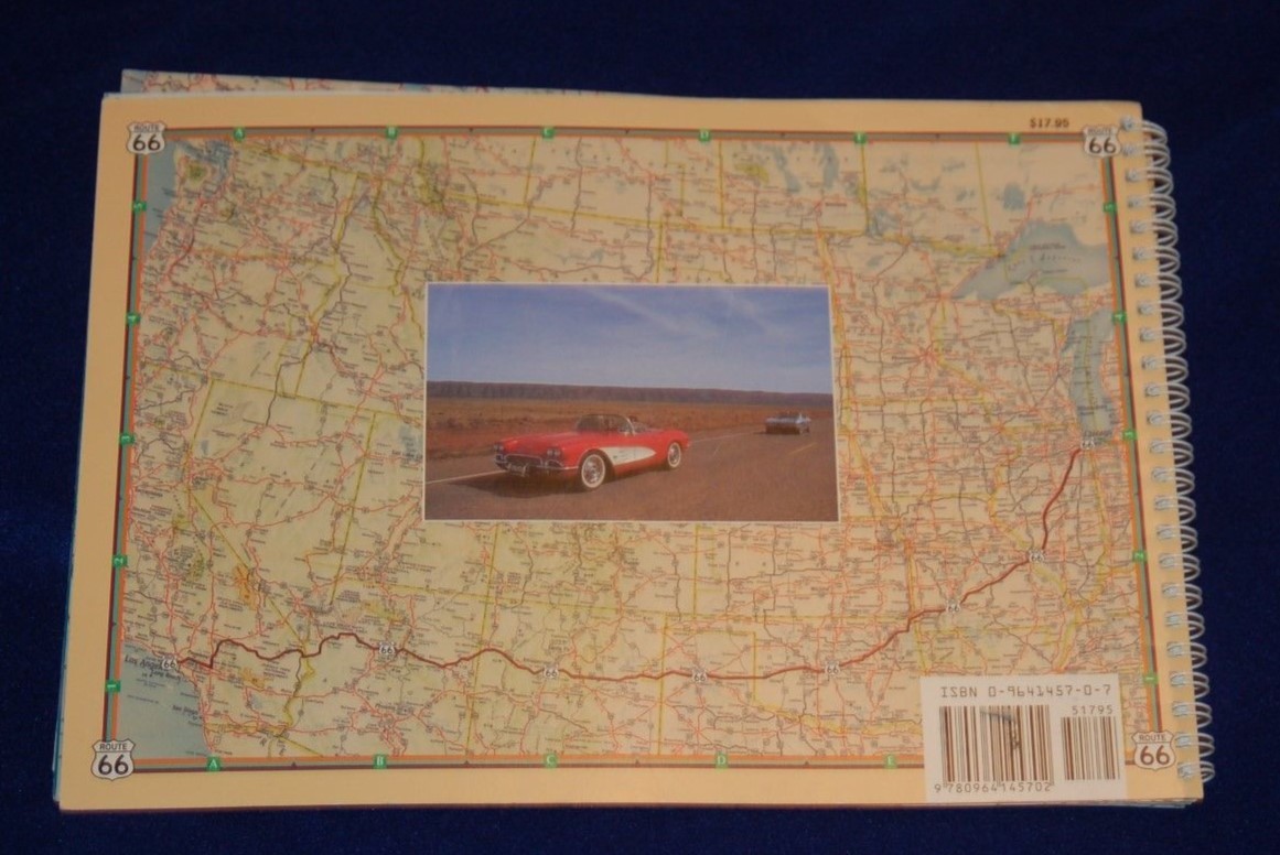 Route 66 A Guidebook To The Mother Road With Corvette On Both Covers