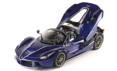 BBR Models 1:18 FERRARI LAFERRARI APERTA BLUE TOUR DE FRANCE