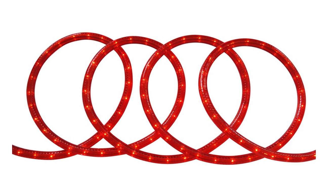 SPECIAL OCCATIONS, CHRISTMAS  HOLIDAY LIVING 18-FT RED INCANDESCENT ROPE LIGHTS