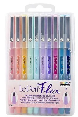 28617487687 Pisaki pędzelkowe Marvy Le Pen Flex Pastel (10 sztuk) UCHIDA