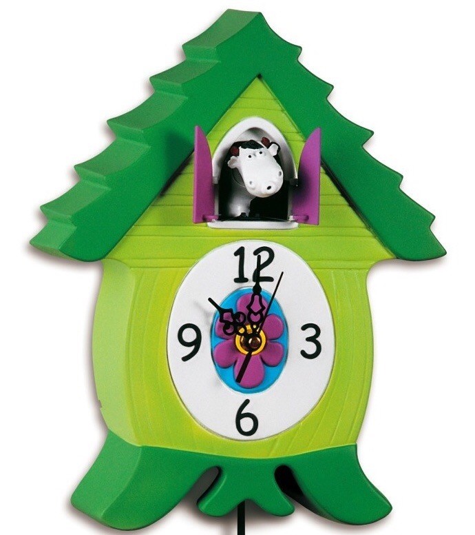 MooCoo Cuckoo Clock cow moos on the hour (auto switch off when dark