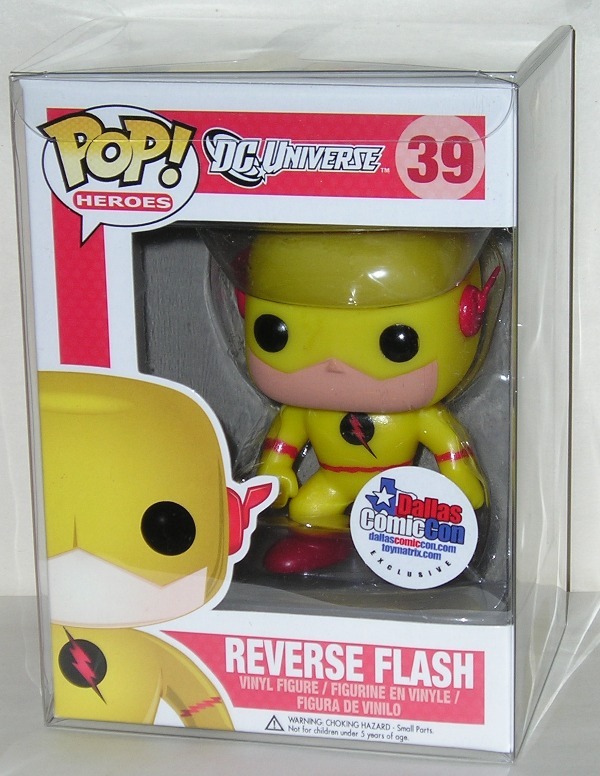 FUNKO POP 2013 DC UNIVERSE REVERSE FLASH #39 Dallas Comic Con RARE In Stock 830395034515 | eBay