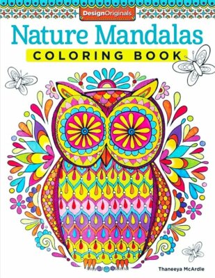 Nature Mandala, Coloring Book, Mandala, Circles of Nature, Techniques, Nature