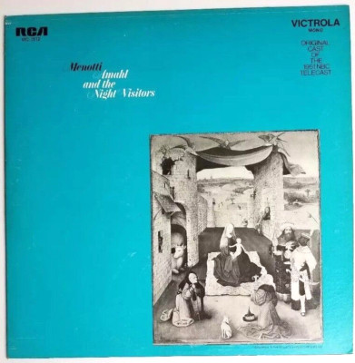 Menotti Amahl And The Night Visitors Original Cast  Mono VIC-1512 LP
