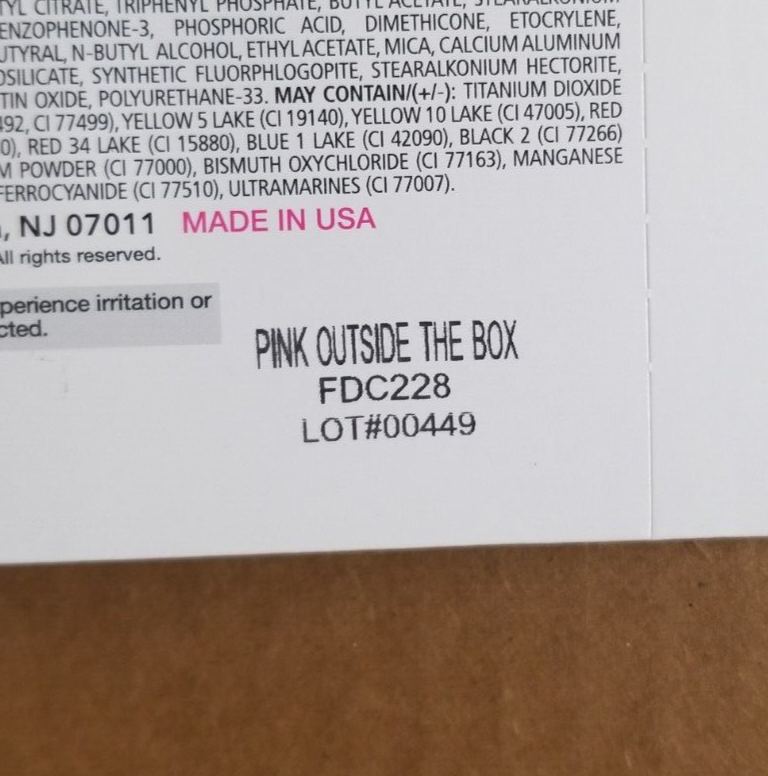Color Street Pink Outside The Box 16 Long-Lasting Nail Polish Strips 2018 NEW