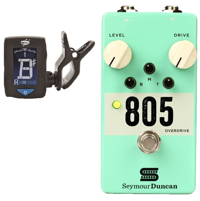 SEYMOUR DUNCAN 805 OVERDRIVE DISTORTION PEDAL ( FREE DUNLOP