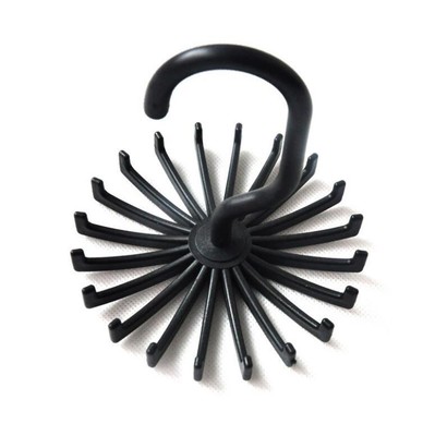 Stylish Adjustable Rotating Neck Ties 20 Hook Rack Tie Hanger Holder Organizer