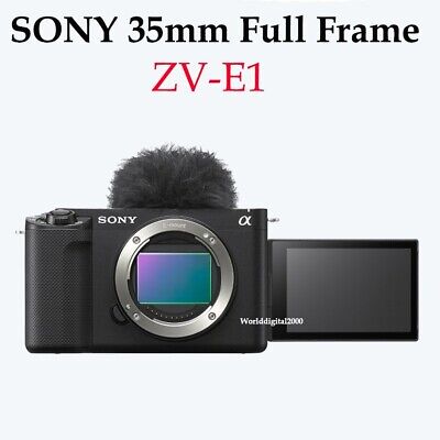 Sony Alpha ZV-E1 Only Body(Black) Full Frame E-Mount Vlog 4K/120p USB Streaming