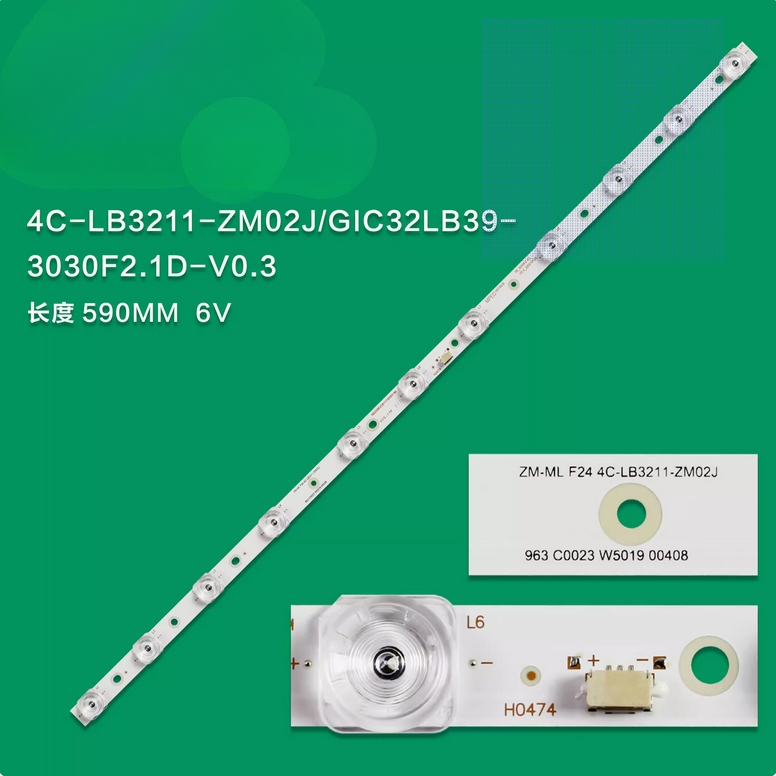 LED Strip 4C-LB3211-ZM02J GIC32LB39-3030F2.1D for Toshiba