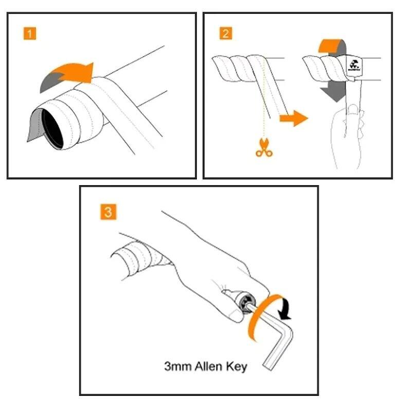 FIZIK VENTO Solocush Handlebar Tape 2.7mm Rubber Tacky Road Bike Dropper Bar Pad