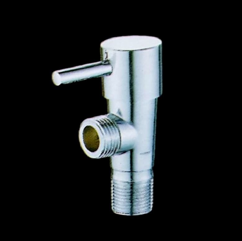 Valvola Angolare Angolo Acqua Bagno WC Cucina Ottone Cromato Giardino dfh