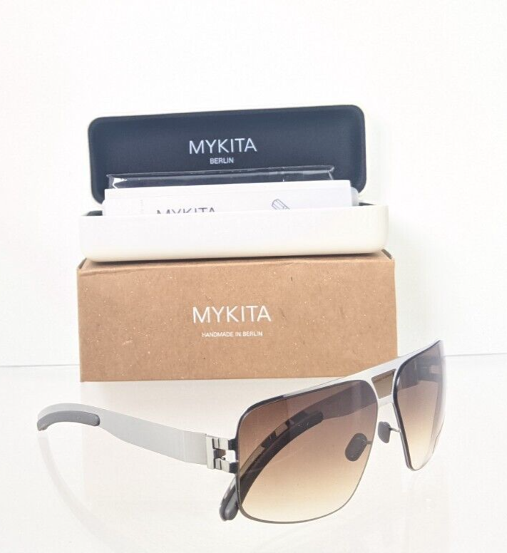 Pre-owned Mykita Brand Authentic  Sunglasses Lunny Col. 155 58mm Frame In Brown