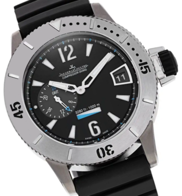 Jaeger LeCoultre Master Compressor Men s Black Watch 159.T.05 eBay