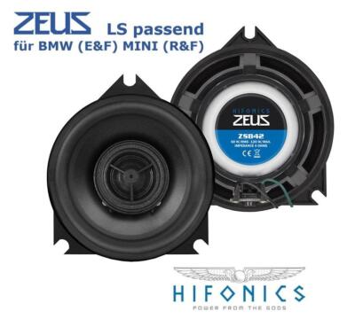 Hifonics ZSB-42 10Cm 4'' Coax Speakers Compatible With Mini R61 Paceman