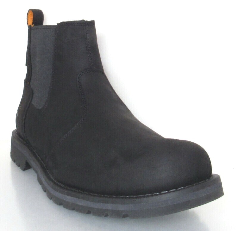 

КОЖАНЫЕ БОТИНКИ TIMBERLAND МУЖСКИЕ REDWOOD FALLS CHELSEA ЧЕРНЫЕ КОЖАНЫЕ БОТИНКИ ИЗ НУБКА, размер 12, A44NU, Черный, Redwood Falls Chelsea