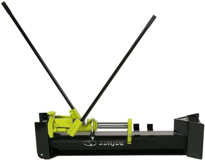 Sun Joe Hydraulic Log Splitter 10-Ton 2-Speed Manual Pump Rear Wheels Portable
