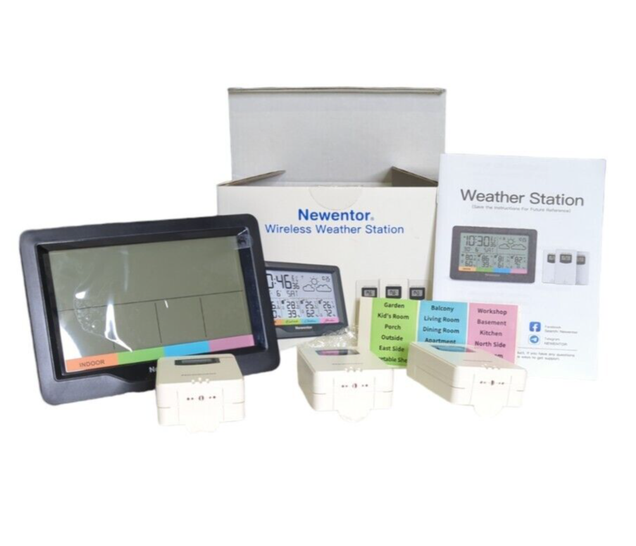 Wireless Indoor Outdoor Multiple Sensors 3 Black