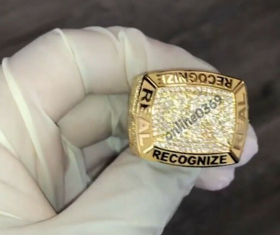 Pre-owned Online0369 Men's 2 Ct Moissanite Customized Name Letter Ring 14k Yellow Gold Plated Silver In White