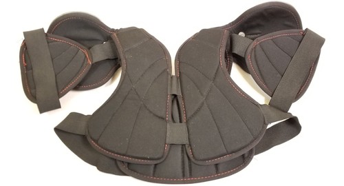 Brine Trident Boys Youth Lacrosse Shoulder pads black EUC