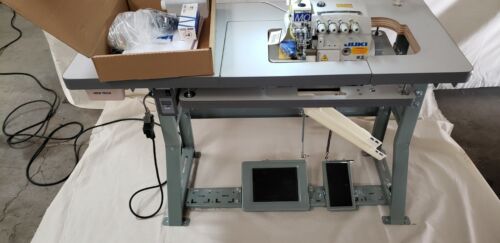 Juki 4-Thread Overlock Sewing Machine w/Table & Servo Motor (MO-6814S) COMPLETE