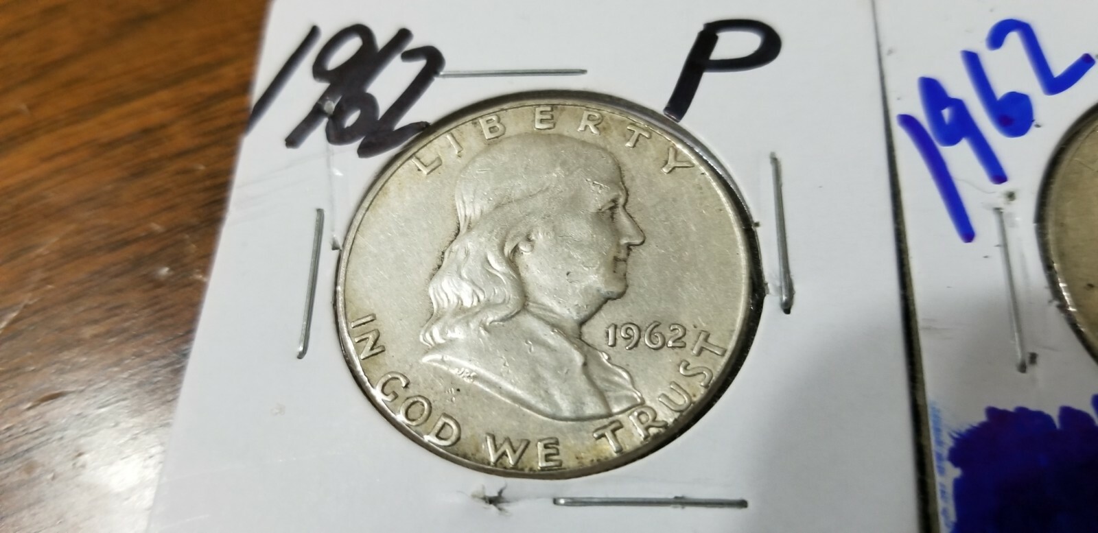1962 P & D FRANKLIN HALF DOLLARS